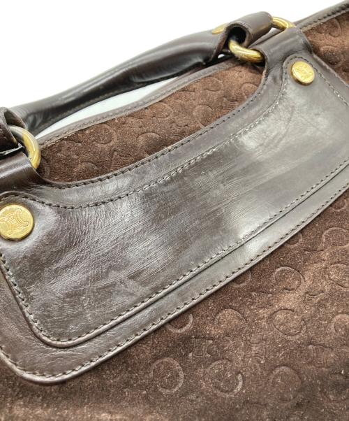 CELINE（セリーヌ）CELINE (セリーヌ) Cマカダム スウェードブギーバッグ ブラウンの古着・服飾アイテム