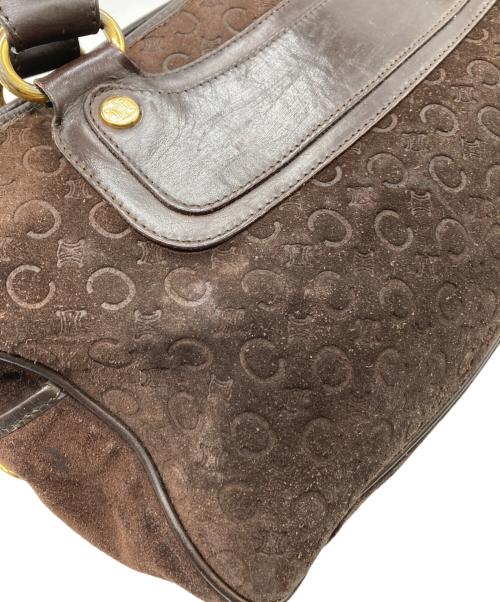 CELINE（セリーヌ）CELINE (セリーヌ) Cマカダム スウェードブギーバッグ ブラウンの古着・服飾アイテム