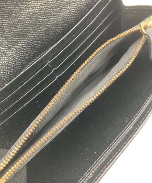 Salvatore Ferragamo（サルヴァトーレ フェラガモ）Salvatore Ferragamo (サルヴァトーレ フェラガモ) ガンチーニ金具長財布 ブラックの古着・服飾アイテム