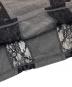 中古・古着 PRANK PROJECT (プランクプロジェクト) Pigment Lace Top グレー×ブラック サイズ:Free：7000円