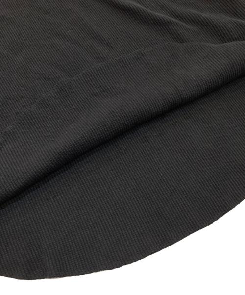 NKGW（エヌケージーダブリュー）NKGW (エヌケージーダブリュー) ハイネックサーマルカットソー ブラック サイズ:Freeの古着・服飾アイテム