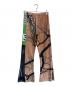 NON TOKYO (ノントーキョー) PRINT RIB FLARE PANTS　NON-23A-0724 ベージュ×グリーン サイズ:Free：7000円