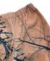 中古・古着 NON TOKYO (ノントーキョー) PRINT RIB FLARE PANTS　NON-23A-0724 ベージュ×グリーン サイズ:Free：7000円