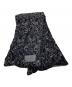 MURAL (ミューラル) Ice flower embroidery Scarf ブラック：7000円