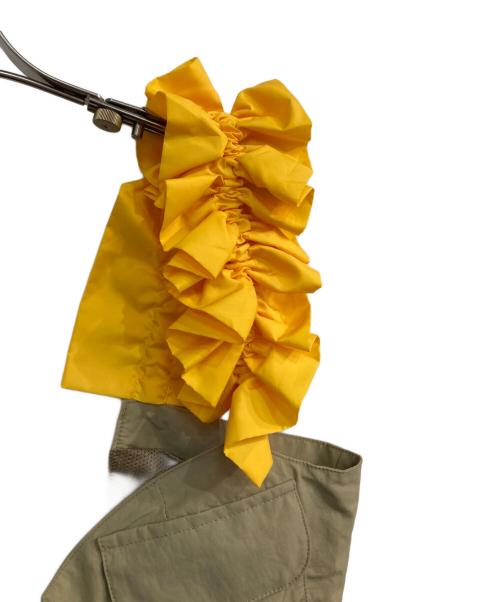 NON TOKYO（ノントーキョー）NON TOKYO (ノントーキョー) フリルナイロンビスチェ　NON-23A-0806 ベージュ×イエロー サイズ:Freeの古着・服飾アイテム