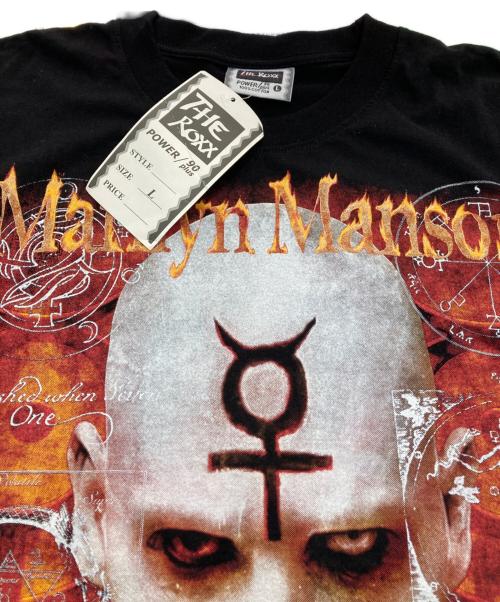 theroxx（ザ・ロック）theroxx (ザ・ロック) Marilyn Manson バンドTシャツ ブラック サイズ:Lの古着・服飾アイテム