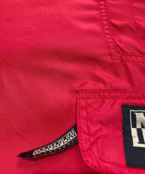 NAPAPIJRI（ナパピリ）NAPAPIJRI (ナパピリ) アノラックパーカー	90‘S レッド サイズ:Lの古着・服飾アイテム