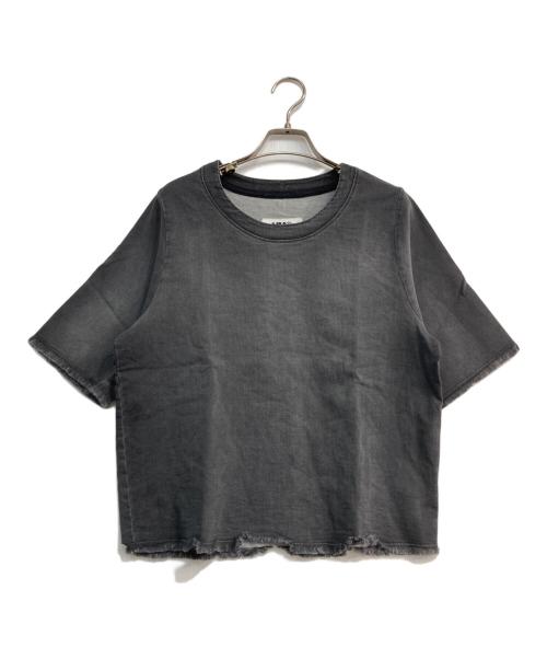 MM6 Maison Margiela（エムエムシックスメゾンマルジェラ）MM6 Maison Margiela (エムエムシックスメゾンマルジェラ) Cutoff Denim Top　S52NC0054 グレー サイズ:38の古着・服飾アイテム