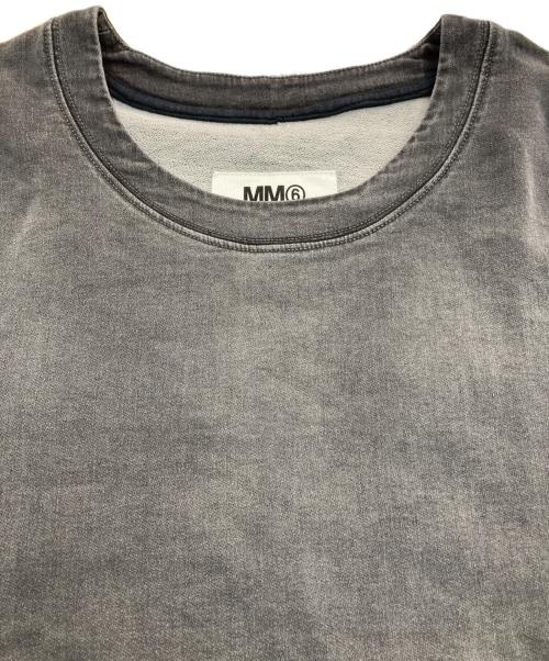 MM6 Maison Margiela（エムエムシックスメゾンマルジェラ）MM6 Maison Margiela (エムエムシックスメゾンマルジェラ) Cutoff Denim Top　S52NC0054 グレー サイズ:38の古着・服飾アイテム