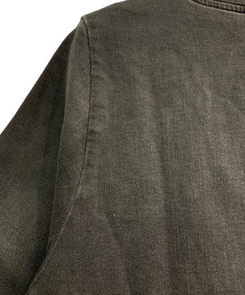 MM6 Maison Margiela（エムエムシックスメゾンマルジェラ）MM6 Maison Margiela (エムエムシックスメゾンマルジェラ) Cutoff Denim Top　S52NC0054 グレー サイズ:38の古着・服飾アイテム