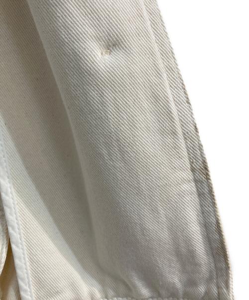 MARNI（マルニ）MARNI (マルニ) コーティングノーカラージャケット　GIJD0053G2 アイボリー サイズ:40の古着・服飾アイテム