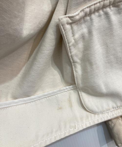 MARNI（マルニ）MARNI (マルニ) コーティングノーカラージャケット　GIJD0053G2 アイボリー サイズ:40の古着・服飾アイテム