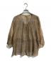 JURGEN LEHL（ヨーガンレール）の古着「コットンシルクシワ加工ブラウス　J0137FB003」｜ベージュ