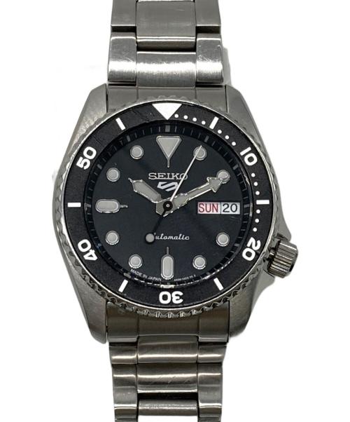 SEIKO（セイコー）SEIKO (セイコー) リストウォッチ ファイブスポーツ ブラックの古着・服飾アイテム