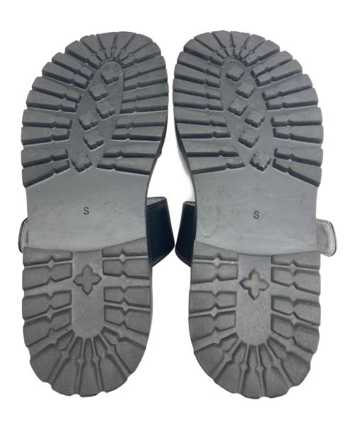 green label relaxing（グリーンレーベルリラクシング）green label relaxing (グリーンレーベルリラクシング) ダブルストラップサンダル ブラック サイズ:36の古着・服飾アイテム