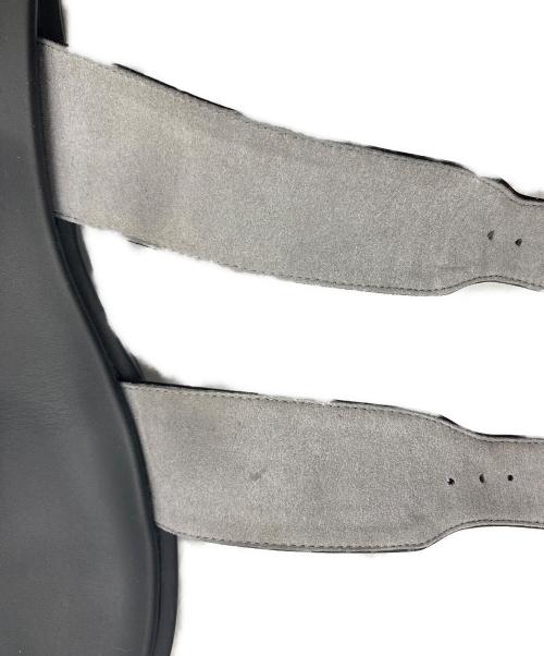 green label relaxing（グリーンレーベルリラクシング）green label relaxing (グリーンレーベルリラクシング) ダブルストラップサンダル ブラック サイズ:36の古着・服飾アイテム