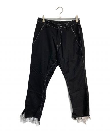 中古・古着通販】sulvam (サルバム) ウールギャバジンステッチパンツ