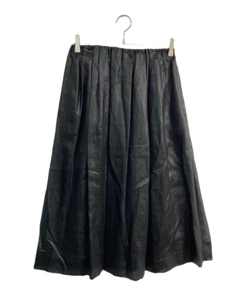 LOUNIE（ルーニー）LOUNIE (ルーニー) タックフレアスカート　12213230 ブラック サイズ:38の古着・服飾アイテム