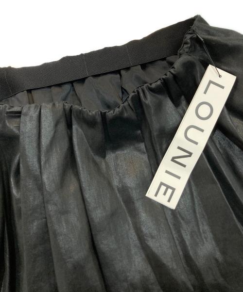 LOUNIE（ルーニー）LOUNIE (ルーニー) タックフレアスカート　12213230 ブラック サイズ:38の古着・服飾アイテム