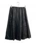 LOUNIE（ルーニー）の古着「タックフレアスカート　12213230」｜ブラック