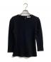 BORDERS AT BALCONY（ボーダーズアットバルコニー）の古着「LONG SLEEVES TEE　BD1921-2B-09」｜ブラック