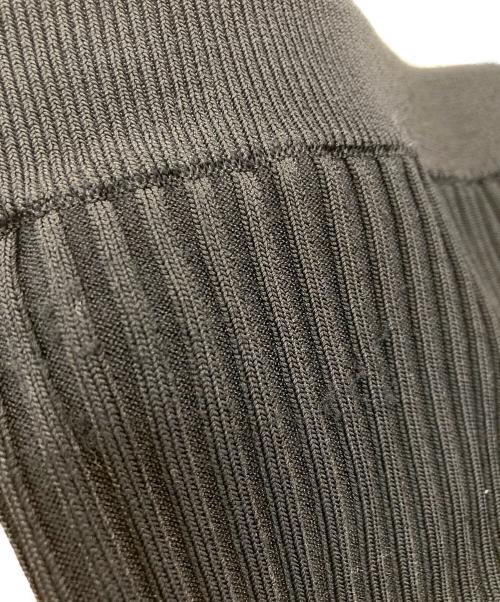 anuans（アニュアンス）anuans (アニュアンス) リブニットナロースカート ブラック サイズ:Freeの古着・服飾アイテム