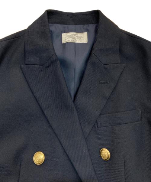 JOURNAL STANDARD relume（ジャーナルスタンダード レリューム）JOURNAL STANDARD relume (ジャーナルスタンダード レリューム) T/Wギャバネイビーブレザー　19-010-462-8020-3-0 ネイビー サイズ:38の古着・服飾アイテム