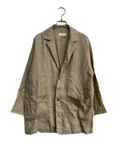 かぐれ（カグレ）かぐれ (カグレ) リネンジャケット　GA44-24M007 ベージュ サイズ:Freeの古着・服飾アイテム
