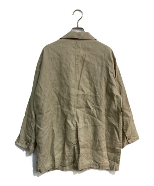 かぐれ（カグレ）かぐれ (カグレ) リネンジャケット　GA44-24M007 ベージュ サイズ:Freeの古着・服飾アイテム