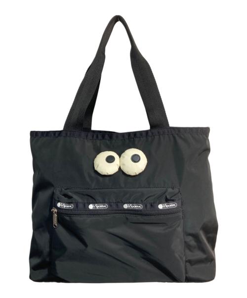 LeSportsac（レスポートサック）LeSportsac (レスポートサック) ANYA HINDMARCH (アニヤハインドマーチ) ナイロントートバッグ ブラックの古着・服飾アイテム