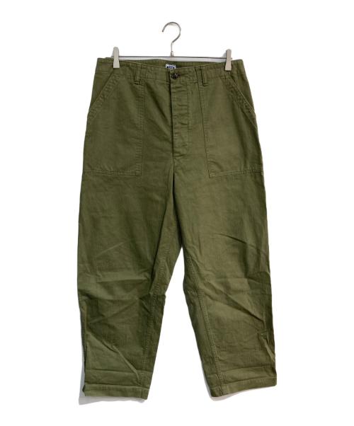 Sewing Chop O'alls（ソーイングチョップオールズ）Sewing Chop O'alls (ソーイングチョップオールズ) UTILITY TROUSERS　SC233P04 グリーン サイズ:W34の古着・服飾アイテム