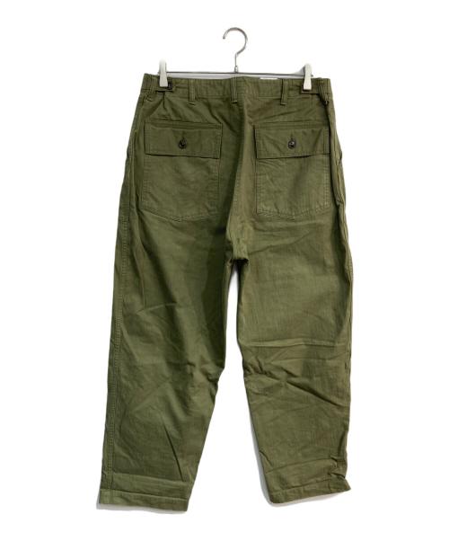 Sewing Chop O'alls（ソーイングチョップオールズ）Sewing Chop O'alls (ソーイングチョップオールズ) UTILITY TROUSERS　SC233P04 グリーン サイズ:W34の古着・服飾アイテム