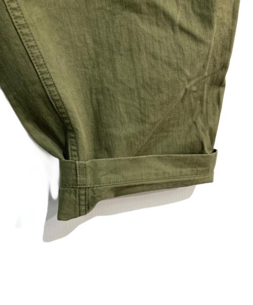 Sewing Chop O'alls（ソーイングチョップオールズ）Sewing Chop O'alls (ソーイングチョップオールズ) UTILITY TROUSERS　SC233P04 グリーン サイズ:W34の古着・服飾アイテム