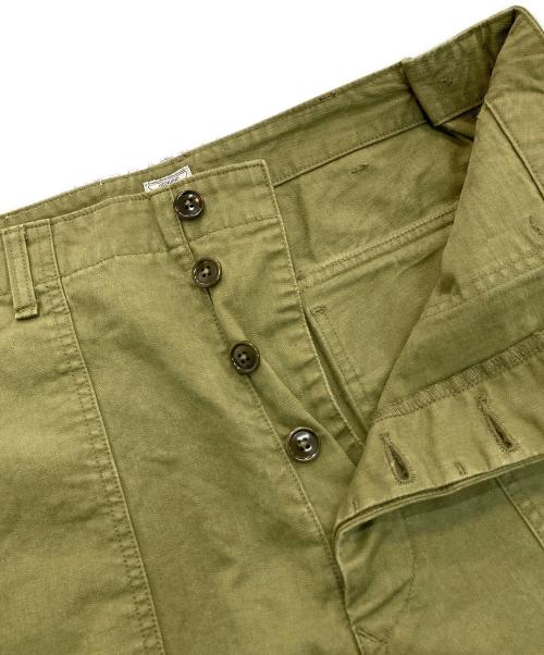 Sewing Chop O'alls（ソーイングチョップオールズ）Sewing Chop O'alls (ソーイングチョップオールズ) UTILITY TROUSERS　SC233P04 グリーン サイズ:W34の古着・服飾アイテム