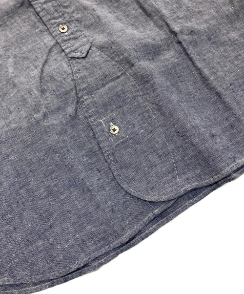 NIGEL CABOURN（ナイジェルケーボン）NIGEL CABOURN (ナイジェルケーボン) リネン半袖シャツ　8038-00-11002 ネイビー サイズ:46の古着・服飾アイテム