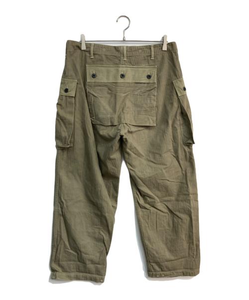 WAREHOUSE（ウエアハウス）WAREHOUSE (ウエアハウス) 1097 USMC HERRINGBONE MONKEY PANTS カーキ サイズ:36の古着・服飾アイテム