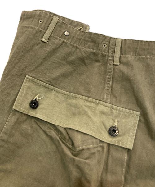 WAREHOUSE（ウエアハウス）WAREHOUSE (ウエアハウス) 1097 USMC HERRINGBONE MONKEY PANTS カーキ サイズ:36の古着・服飾アイテム