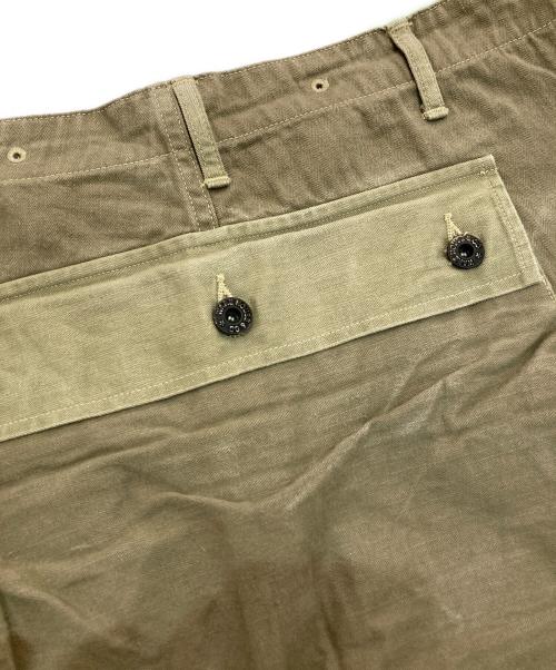 WAREHOUSE（ウエアハウス）WAREHOUSE (ウエアハウス) 1097 USMC HERRINGBONE MONKEY PANTS カーキ サイズ:36の古着・服飾アイテム