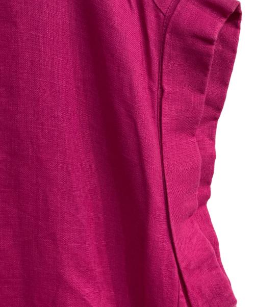 parigot（パリゴ）parigot (パリゴ) リネンノースリーブワンピース　PVM-0605-21ES-JAJ ピンク サイズ:Freeの古着・服飾アイテム