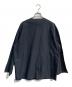 jackman (ジャックマン) Cotton Linen Collarless Jacket　JM8213 ダークグレー サイズ:M：6000円