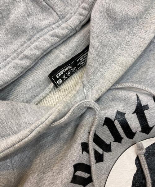 BOUNTY HUNTER（バウンティハンター）BOUNTY HUNTER (バウンティハンター) 髑髏プルオーバーパーカー グレー サイズ:Lの古着・服飾アイテム
