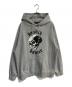 BOUNTY HUNTER（バウンティハンター）の古着「髑髏プルオーバーパーカー」｜グレー