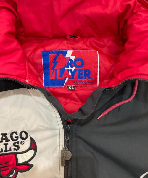 PROPLAYER（プロプレイヤー）proplayer (プロプレイヤー) ハーフジッププルオーバー  90‘s ブラック×レッド サイズ:XLの古着・服飾アイテム