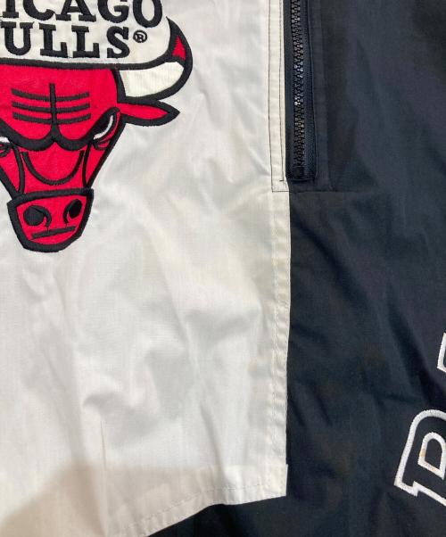 PROPLAYER（プロプレイヤー）proplayer (プロプレイヤー) ハーフジッププルオーバー  90‘s ブラック×レッド サイズ:XLの古着・服飾アイテム