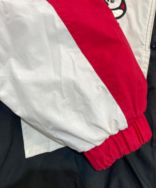 PROPLAYER（プロプレイヤー）proplayer (プロプレイヤー) ハーフジッププルオーバー  90‘s ブラック×レッド サイズ:XLの古着・服飾アイテム