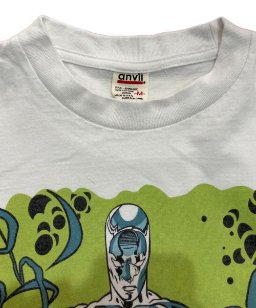 anvil（アンヴィル）anvil (アンヴィル) MARVEL (マーベル) プリントTシャツ 97年製  シルバーサーフ・タレデヴィル・スパイダーマン ホワイト サイズ:Mの古着・服飾アイテム