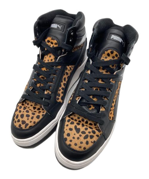 PUMA（プーマ）PUMA (プーマ) atmos (アトモス) ハイカットスニーカー ブラック×ブラウン サイズ:28cmの古着・服飾アイテム