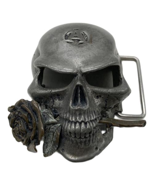 Alchemy Gothic（アルケミーゴシック）Alchemy Gothic (アルケミーゴシック) スカルデザインベルトバックル シルバーの古着・服飾アイテム