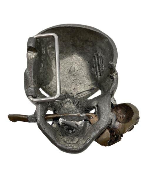 Alchemy Gothic（アルケミーゴシック）Alchemy Gothic (アルケミーゴシック) スカルデザインベルトバックル シルバーの古着・服飾アイテム