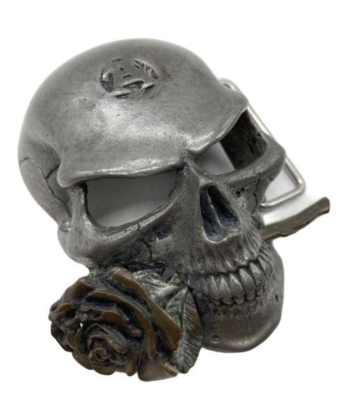 Alchemy Gothic（アルケミーゴシック）Alchemy Gothic (アルケミーゴシック) スカルデザインベルトバックル シルバーの古着・服飾アイテム